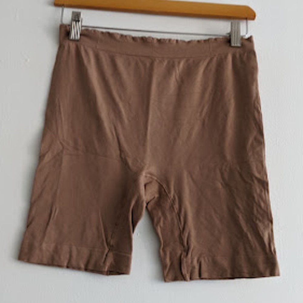 Jockey Dark Tan Shorts Shapewear Size XXL